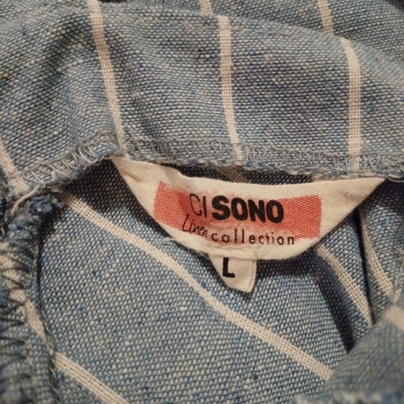 Ci Sono Linen Jumpsuit • Lightweight • Size L • NWOT - Picture 10 of 11